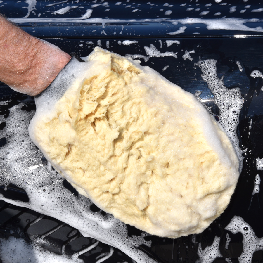 100% Wool Ultra Soft Wash Mitt